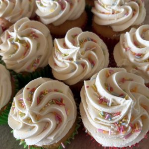 Vanilla Sprinkle Cupcakes