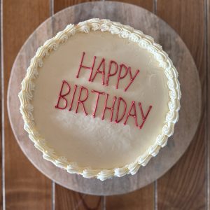 10" Round Vanilla Birthday Cake